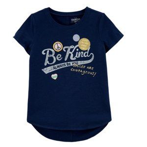 NEW! OshKosh Be Kind Scoop Hem Tee - 7